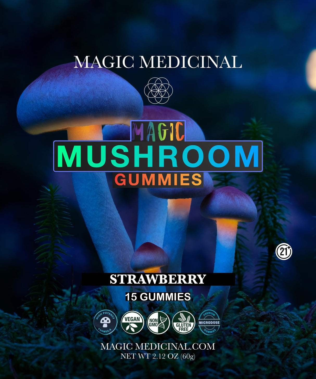 Halls of Amenti Ascension Brain Magic Medicinal Mushroom Gummies