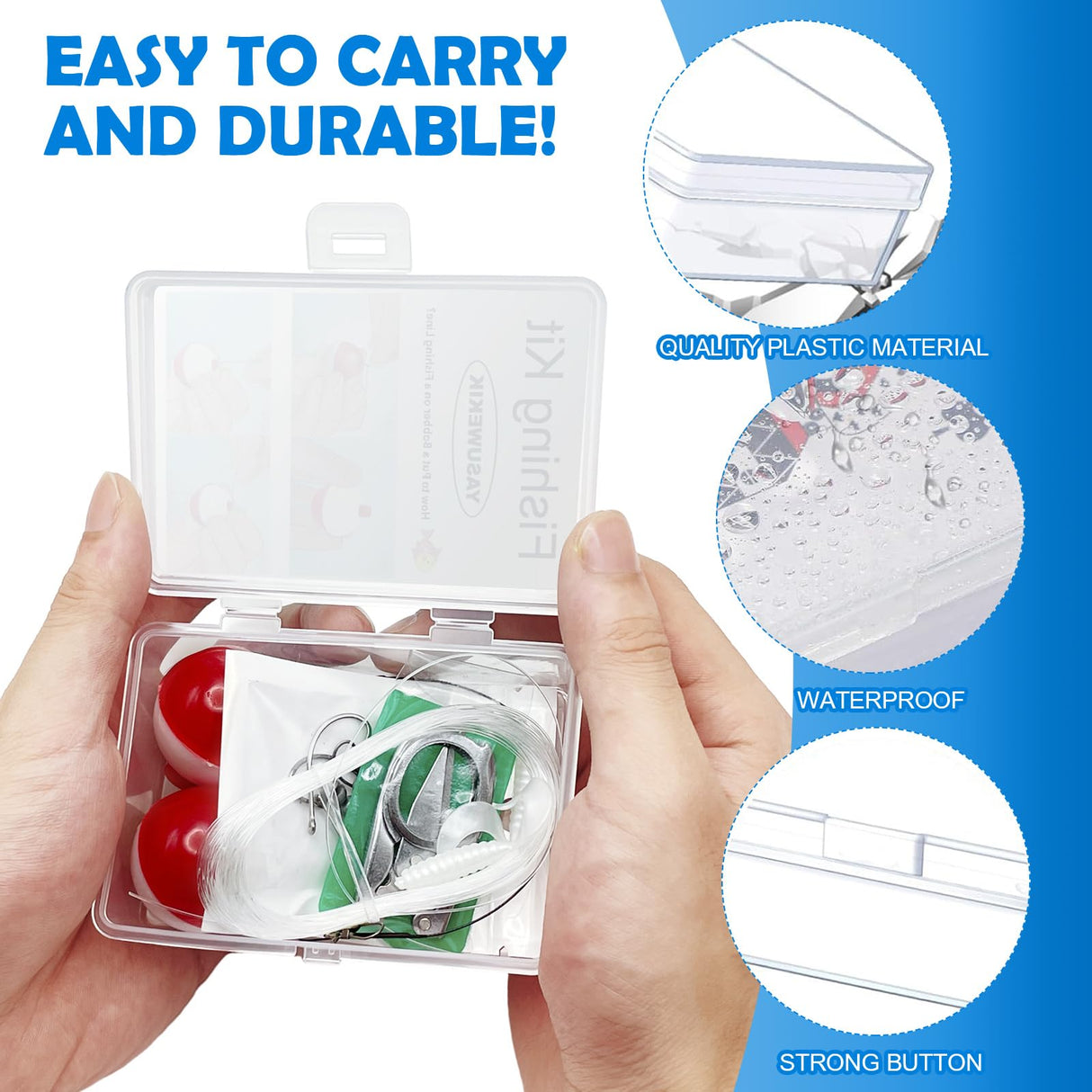 12 Pack Mini Fishing Kits Bulk Small Emergency Survival Fishing Kits Outdoor Compact Fishing Tackle Kits with Case for Beginner Christmas Shoebox Fillers for Age 9-14 Fishing Party Favors