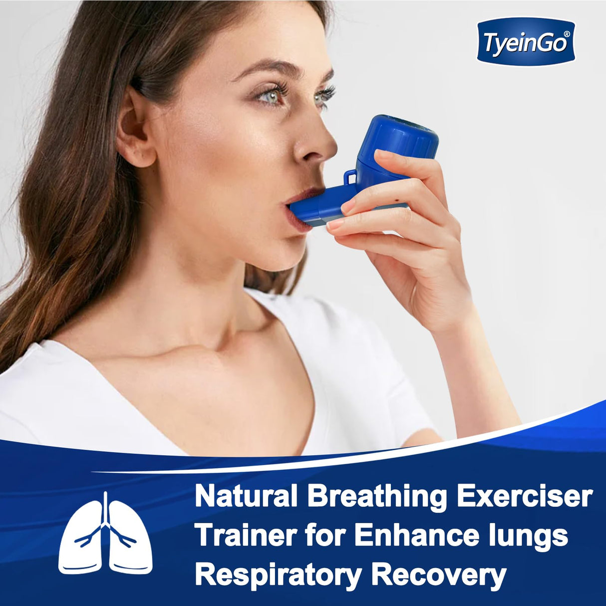 Lung Exerciser, Acapell Flutter Valve Device, Mucus Clearance and Lung Expansion Device, Breathing Trainer for Lung Recovery | Natural Expiratory Exerciser