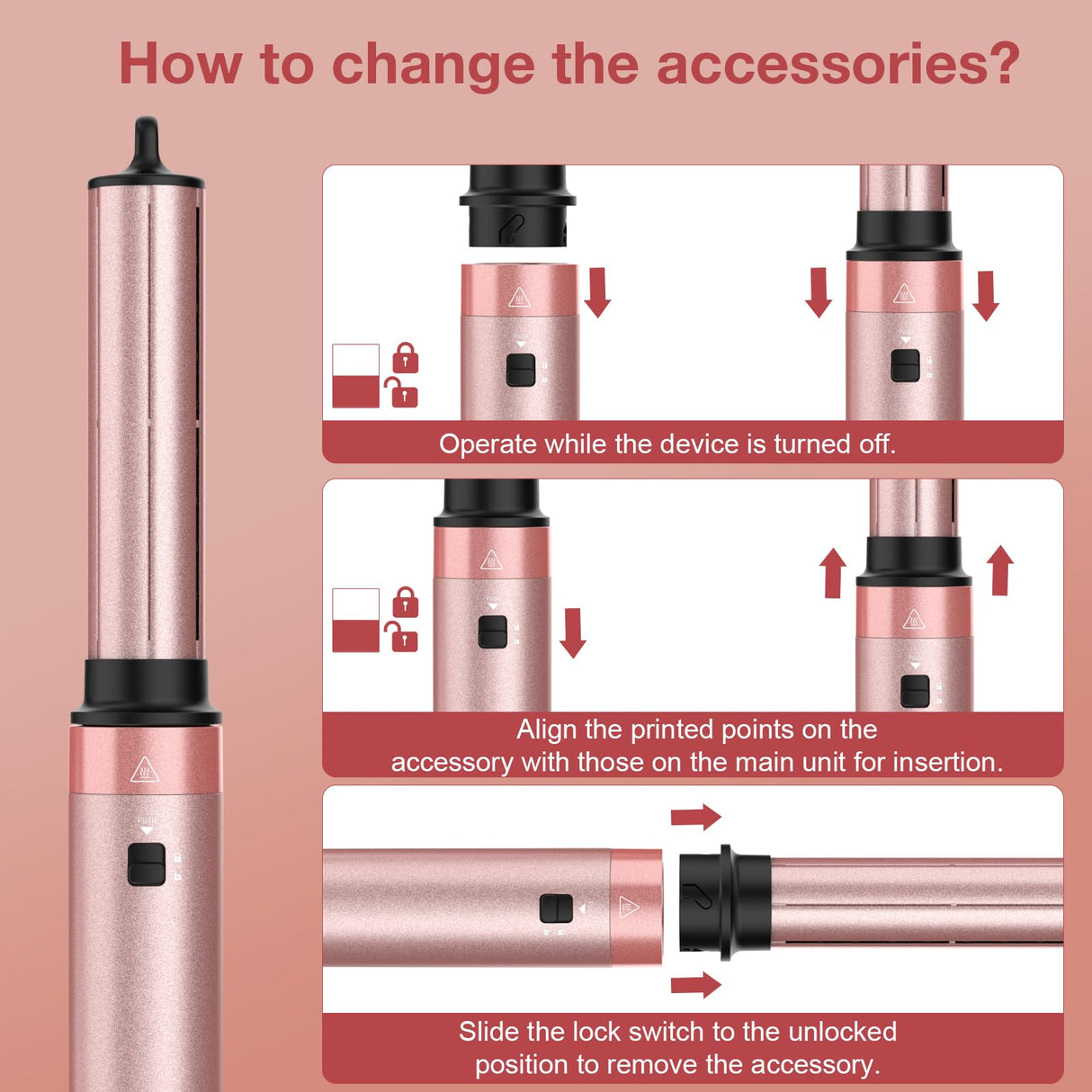 Brightup Upgraded Professional Hot Air Styler – 1400W High-Speed Blow Dryer Brush with 120,000 RPM, No Heat Damage, Fast Drying for Wavy, Curly & Straight Hair, 110V, Multi-Styler with Storage Bag