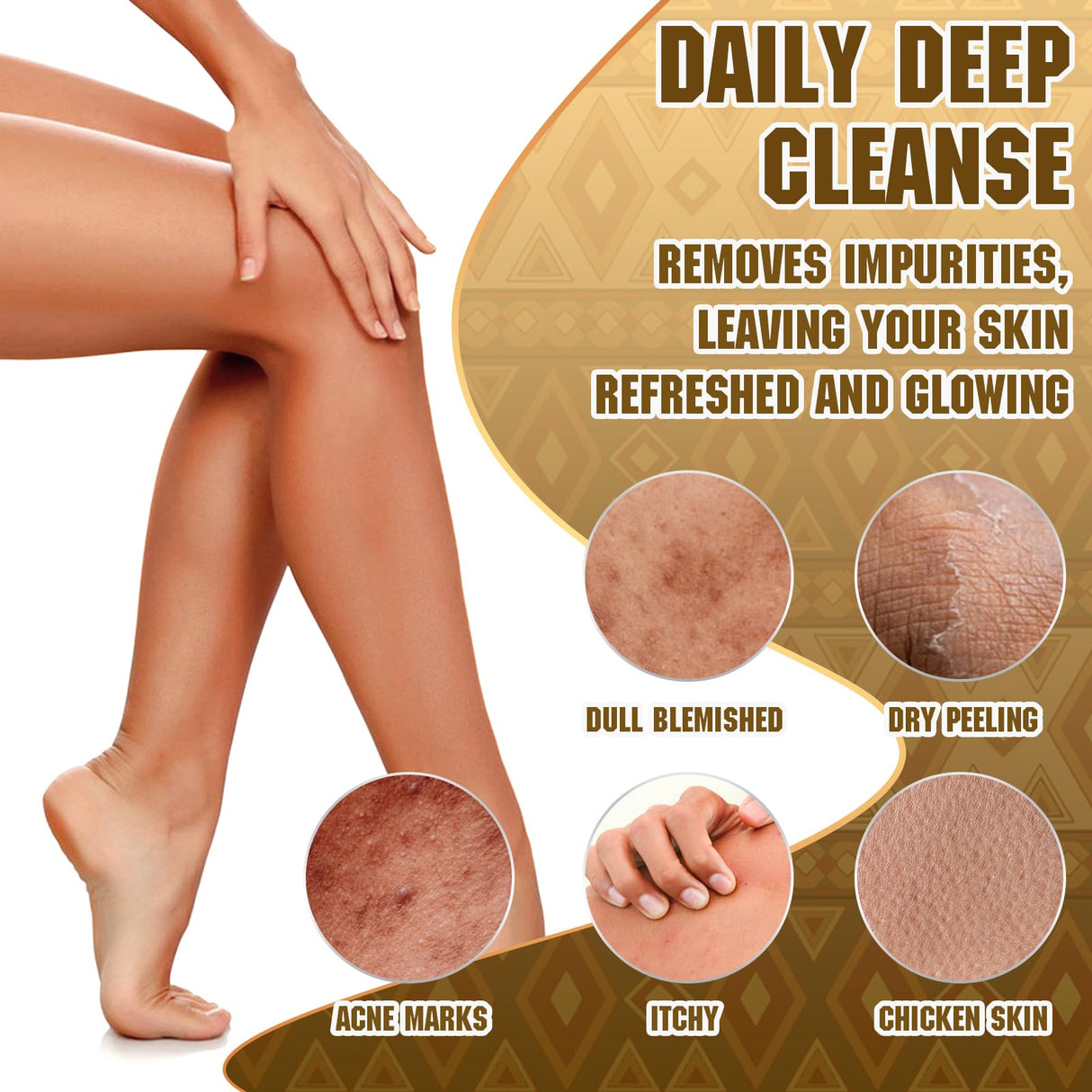 2 Pieces African Net Sponge – Real Authentic Exfoliating Bath Sponges for Silky Smooth Skin, Deep Cleansing Mesh for Full Body, Quick-Drying & Travel-Friendly(Blue Black)