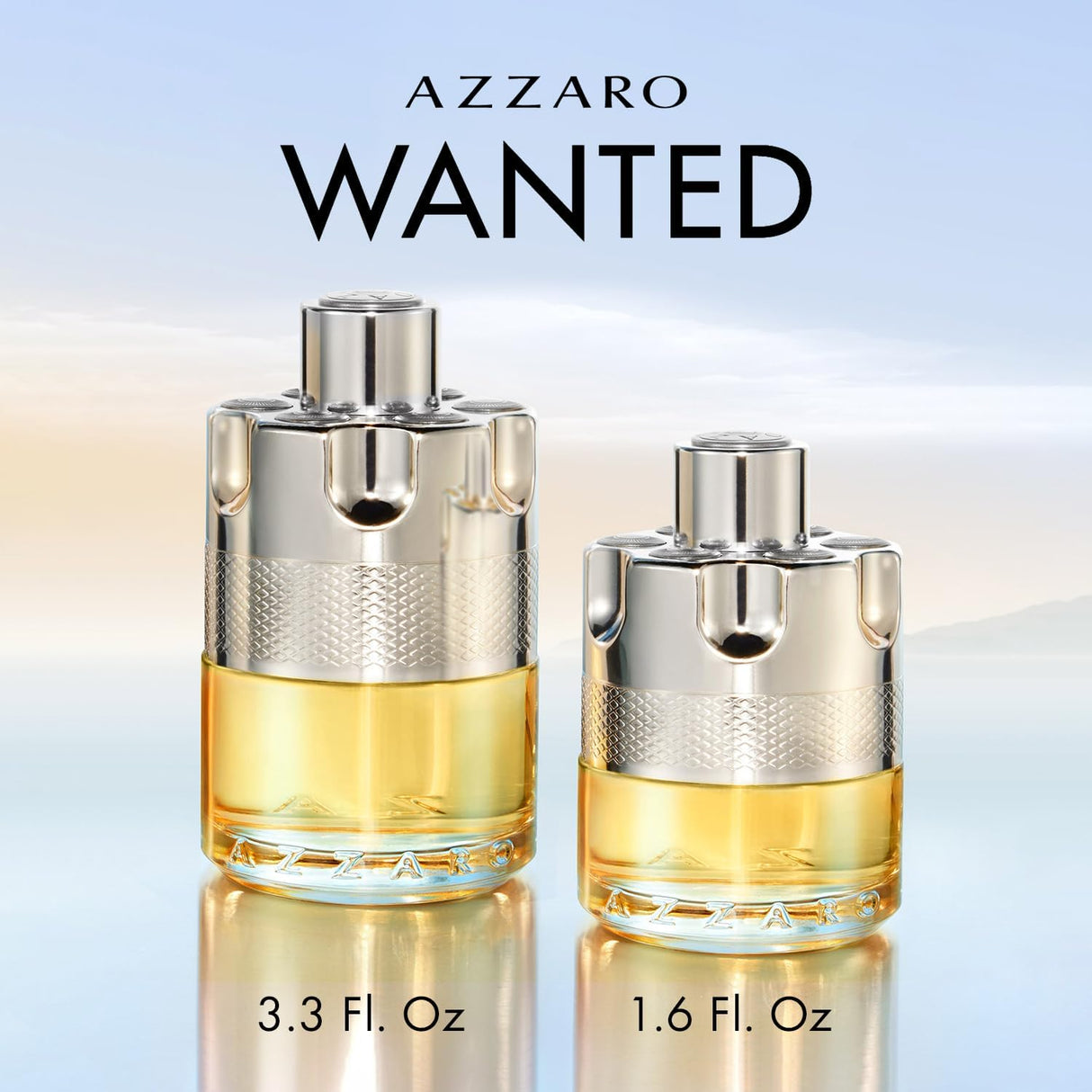 Azzaro Wanted Eau de Toilette - Vibrant & Irresistible Mens Cologne - Woody, Citrus & Spicy Fragrance - Cardamom, Lemon, Vetiver - Everyday Wear - Luxury Perfumes for Men - Full Size, 3.3 Fl. Oz