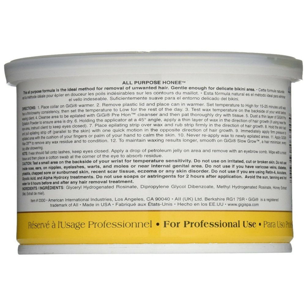 GiGi All Purpose Honee Wax 14 oz (Pack of 6)