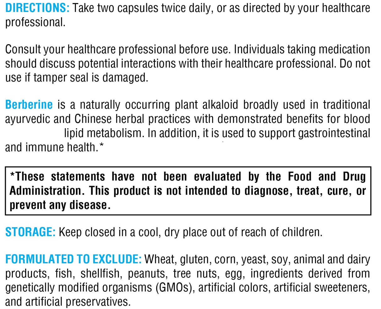 XYMOGEN Berberine HCL 1000mg – Herbal Berberine Supplement for Metabolic & Digestive Support - Promote Lipid Metabolism, Gastrointestinal Health & Immune Function (120 Capsules)