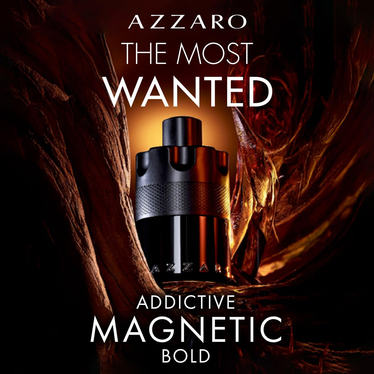 Azzaro The Most Wanted Eau de Parfum Intense - Woody & Seductive Mens Cologne - Fougère, Ambery & Spicy Fragrance for Date Night - Lasting Wear - Luxury Perfumes for Men - Full Size, 3.3 Fl. Oz