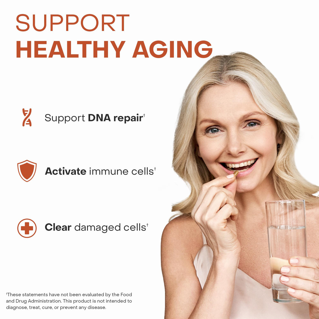 Healthycell Anti-Aging Supplement for DNA Repair and Stem Cell Health, AC-11 - Bioactive Extract of Uncaria Tomentosa (Cat’s Claw) Supports a Healthy Immune System - Vegan, Soy-Free & Gluten-Free