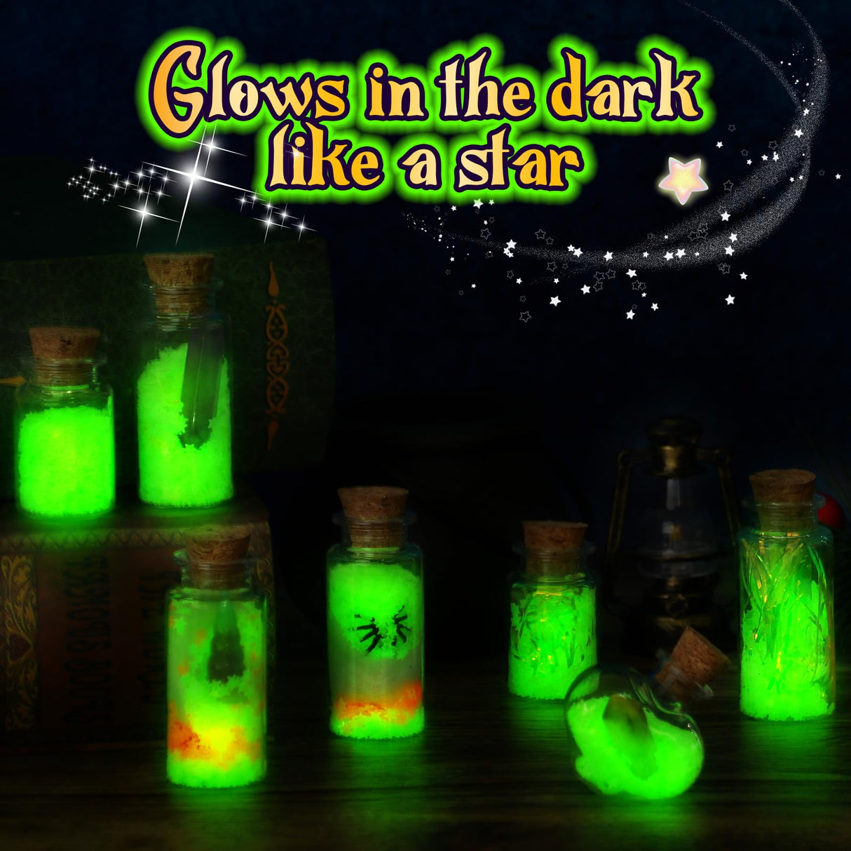 UOMTFAI Mystery Potion Craft Kit for Kids, Mix 20 Magic Wizard Potion, Creative Christmas Decorations Birthday Gifts Toys for Boys and Girls Age 6 7 8 9 10+