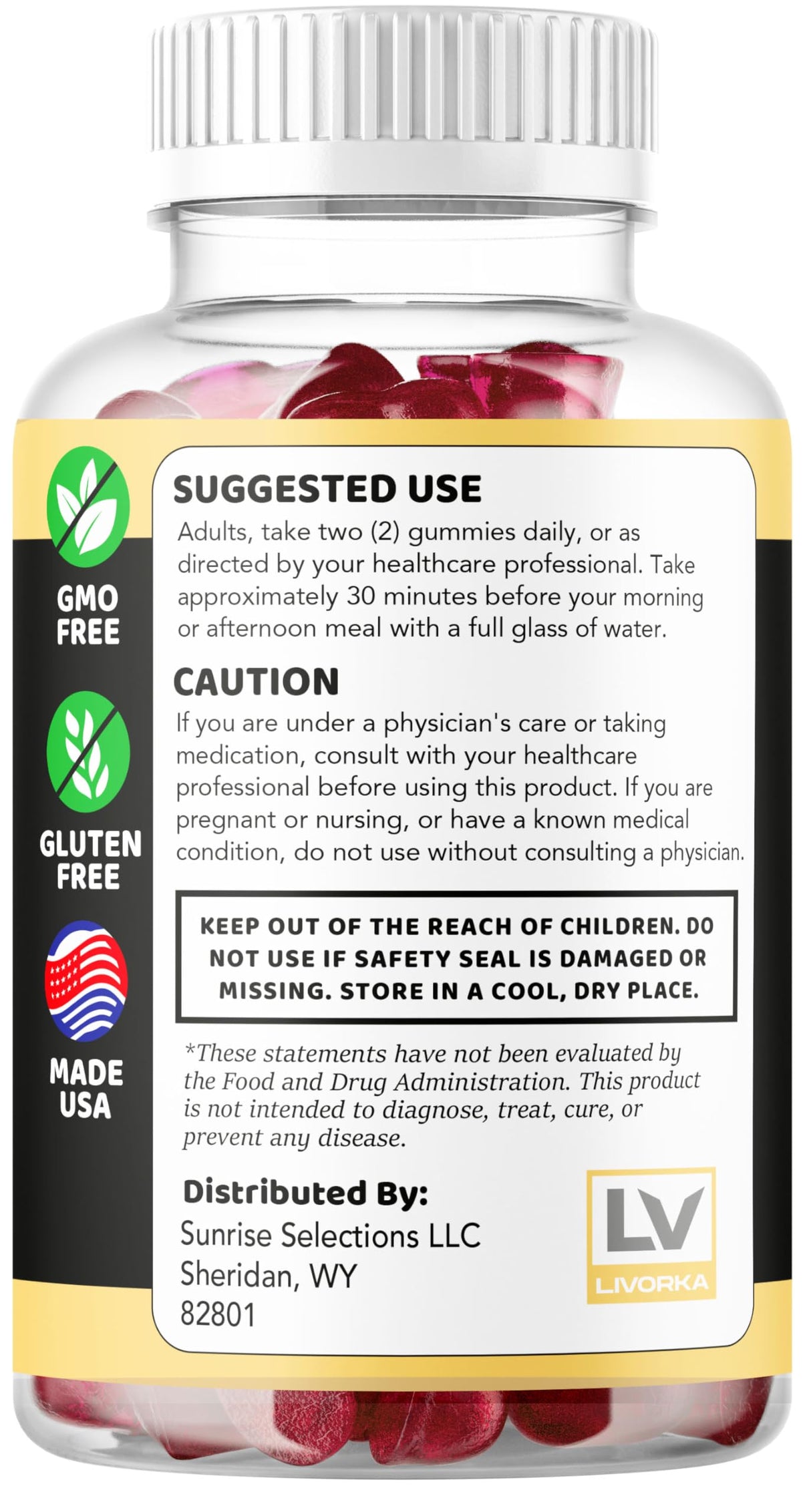 Alpha Bites - Original Formula 7 in 1 Alpha Bites Gummies, AlphaBites for Men, Official Alpha Bites Advanced Premium Formula Performance and Energy, Alpha Bite Gummy Reviews, for 1 Month