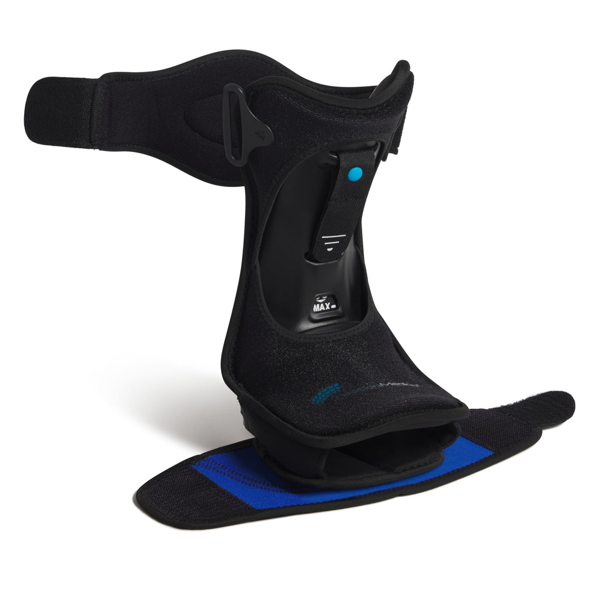 Ovation Medical Hybrid Night Splint - Comfortable and Supportive Plantar Fasciitis Night Splint - Premium Nighttime Foot Brace for Heel Pain - Combination Posterior and Dorsal (Large - X-Large w/Accessory Strap)