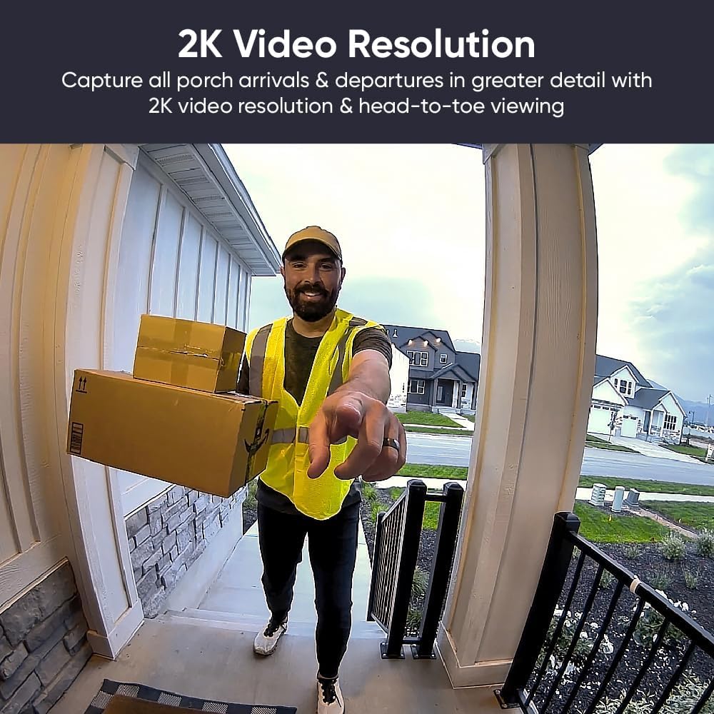 WYZE Video DOORBELL V2 Security Camera - Black