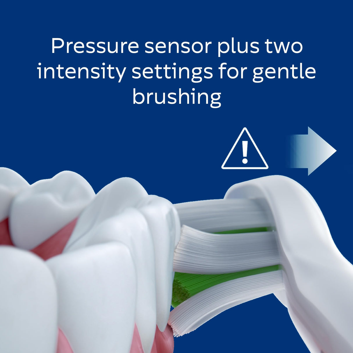 Philips Sonicare ProtectiveClean 5100 Rechargeable Electric Toothbrush, with Pressure Sensor, 3 Cleaning Modes, SmarTimer and QuadPacer, 14-Day Battery Life, Travel Case, Black, Model HX6850/60