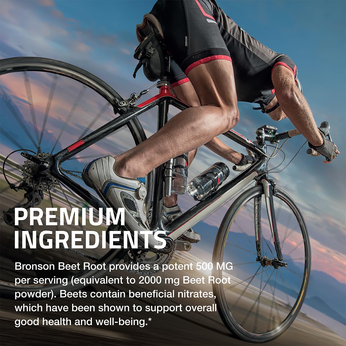 Bronson Beet Root Extra Strength, Non-GMO, 500 Vegetarian Tablets