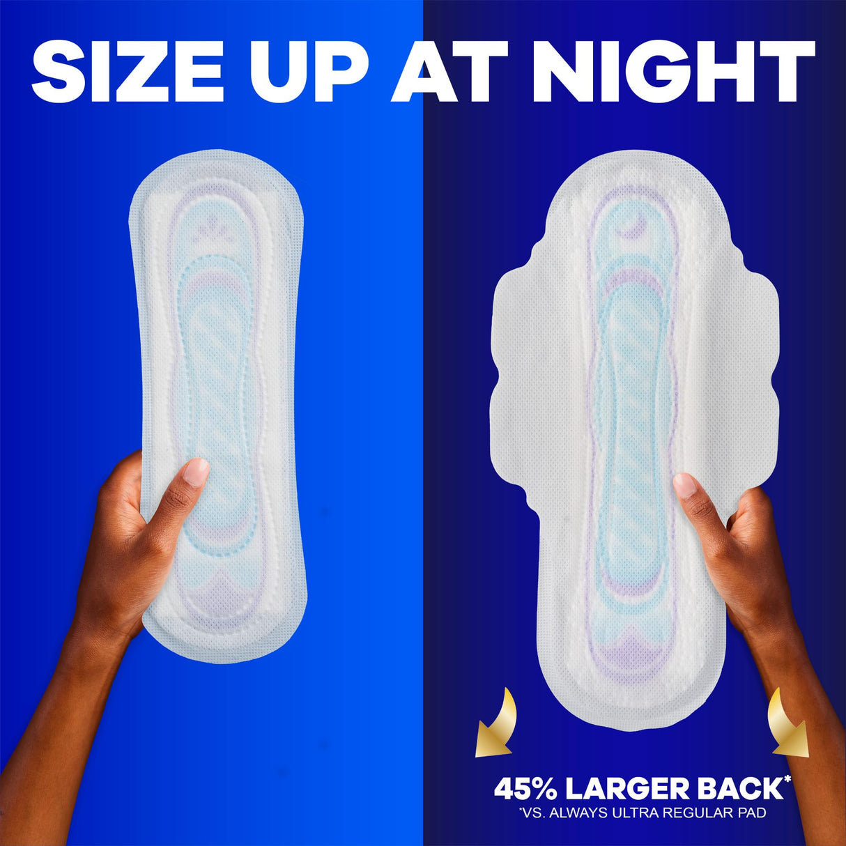 Always Ultra Thin Feminine Pads without Wings for Women, Size 2, Long Super Absorbency, Unscented, 40 Count x 3 Pack (120 Count total) (Packaging May Vary)