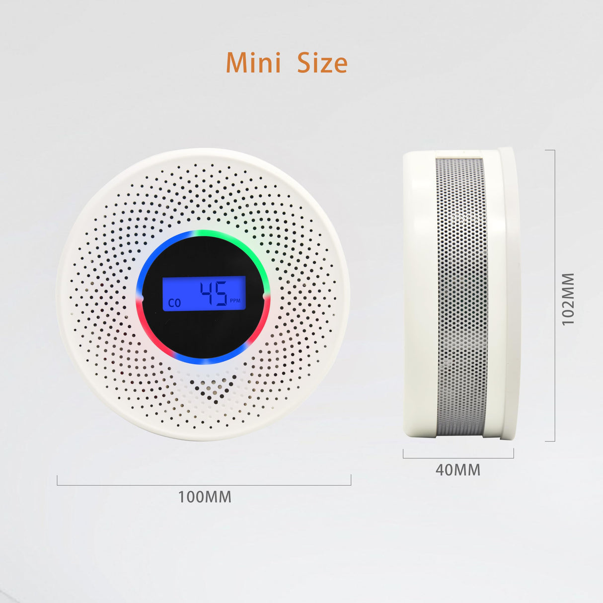 JAEHSKA Upgraded Interlinked Smoke and CO Detector Battery Powered&10-Year Battery Wireless Interconnected Smoke and CO Alarm, Home Fire & CO Safety Protection (Include Battery)(4Pack)
