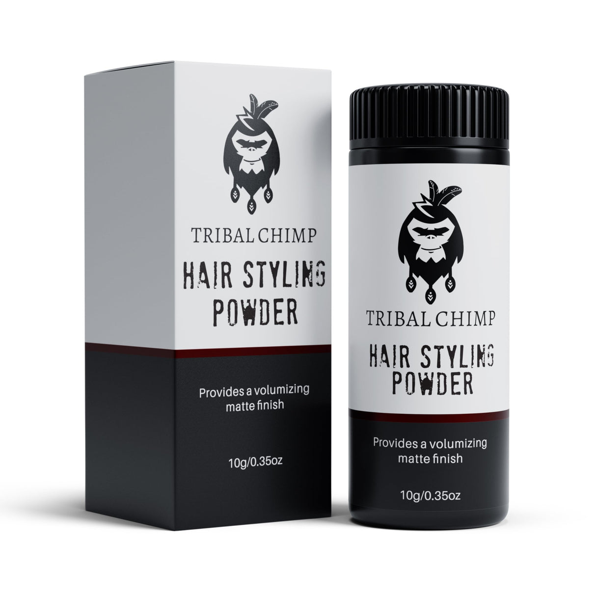Tribal Chimp Hair Styling Powder for Men & Women – Hair Volumizer & Texture Powder for All Hair Types with Matte Finish – 24H Invisible Hold, Adds Volume & Texture, Non-Sticky and Smells Great – 10g