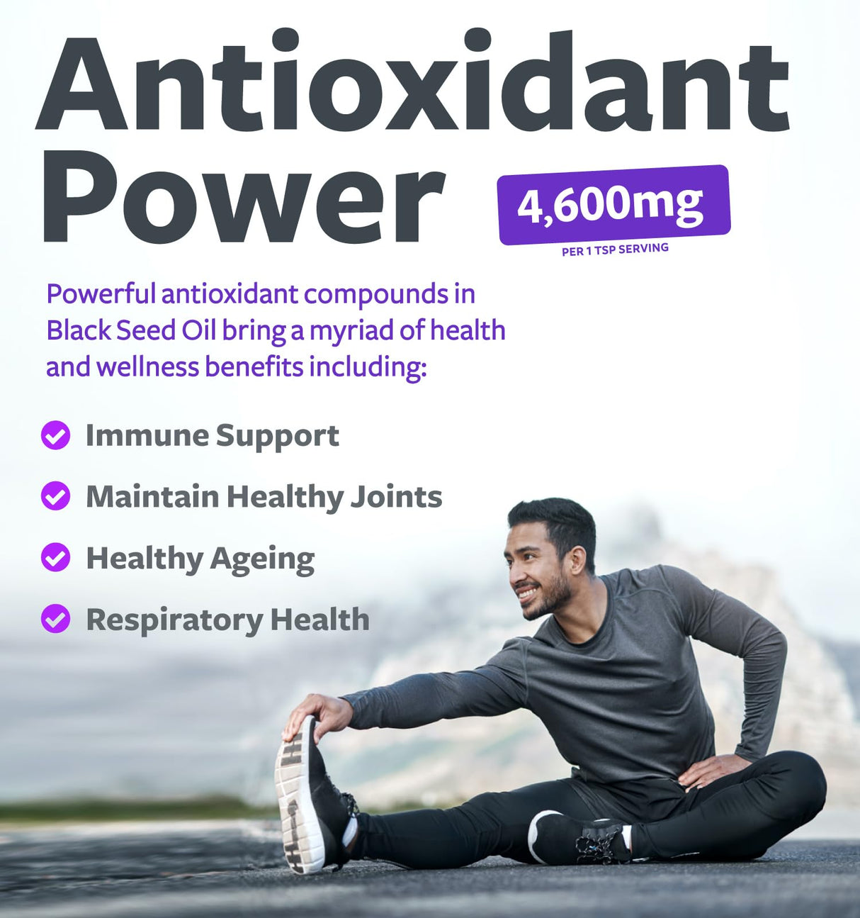 USDA Organic Black Seed Oil Liquid (4 fl oz) Premium Cold-Pressed Nigella Sativa Producing Pure Black Cumin Seed Oil - Antioxidant Supplement - Vegan, Gluten-Free, & Non-GMO (No Pills or Capsules)