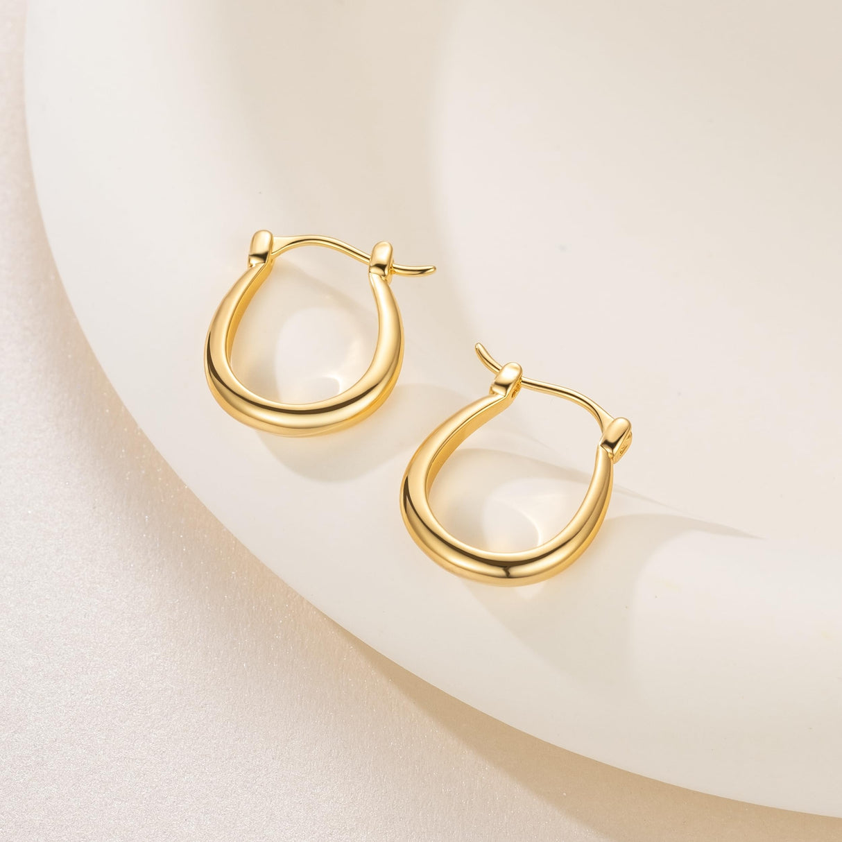 USESMTLE Gold Hoop Earrings for Women 14K Gold Hoop Earrings for Women