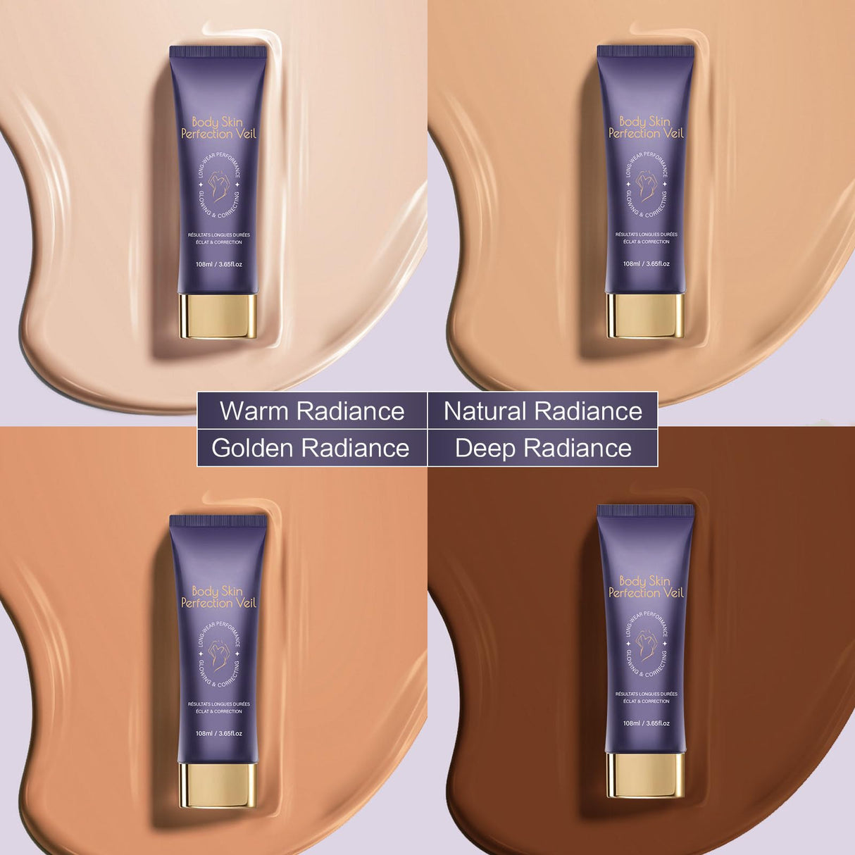 Body Coverage Perfector with Brush | Waterproof Leg & Body Makeup, Tattoo & Scar Cover Up, Long-Lasting Transfer-Resistant Formula, Buildable Full Coverage for All Skin Tones (#01)