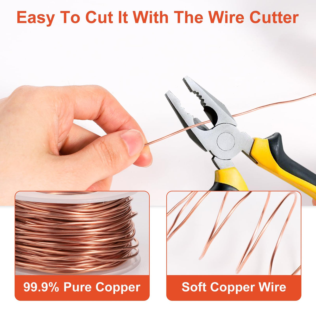 Electroculture Gardening Antenna, 65 Feet Pure Copper Wire Electroculture Garden Stake Copper Rod Coil Bare 16 Gauge 99.9% Soft for Growing Plants and Vegetables