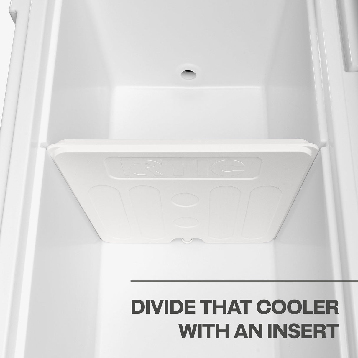 RTIC 65 QT Ultra-Tough Cooler Freezable Divider Insert Accessories Perfect for Organization, 65