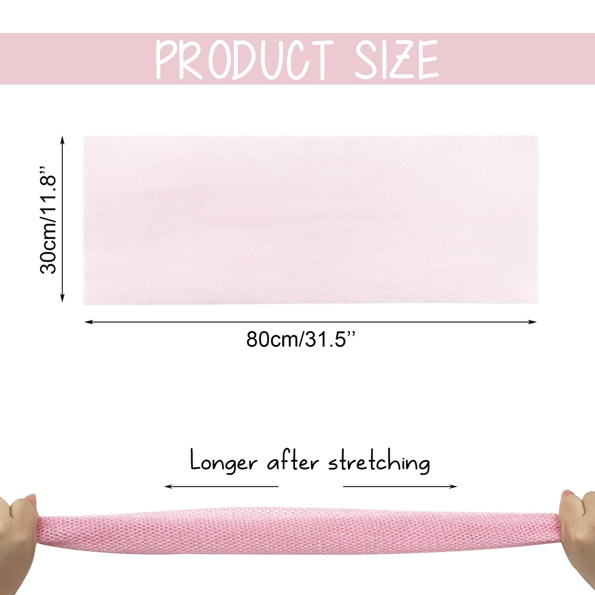 Quacc African Exfoliating Net Long Bath Net Sponge Nylon African Net Sponge Cloth for Daily Bath Shower (Pink)