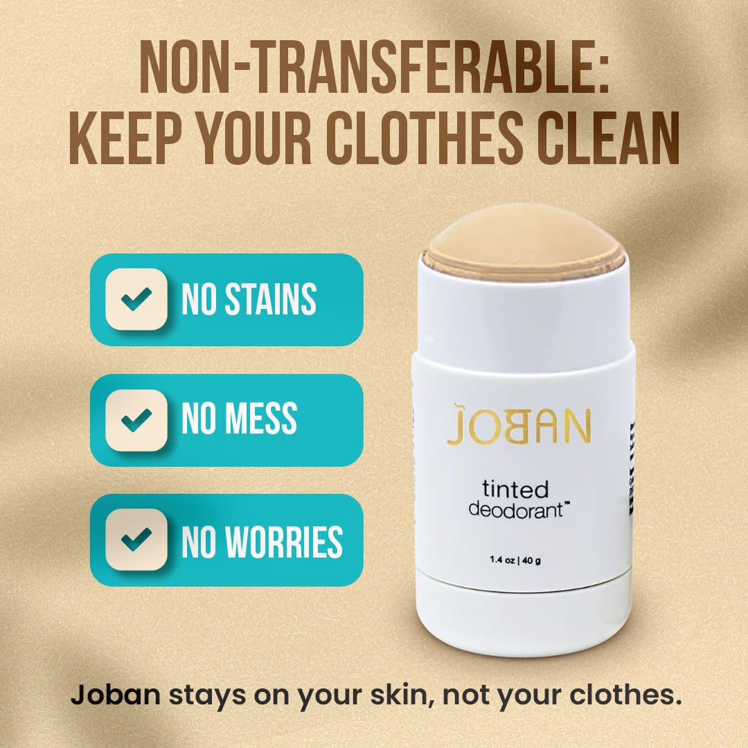 2 Pack Joban Beauty - Tinted Deodorant Fair Shade
