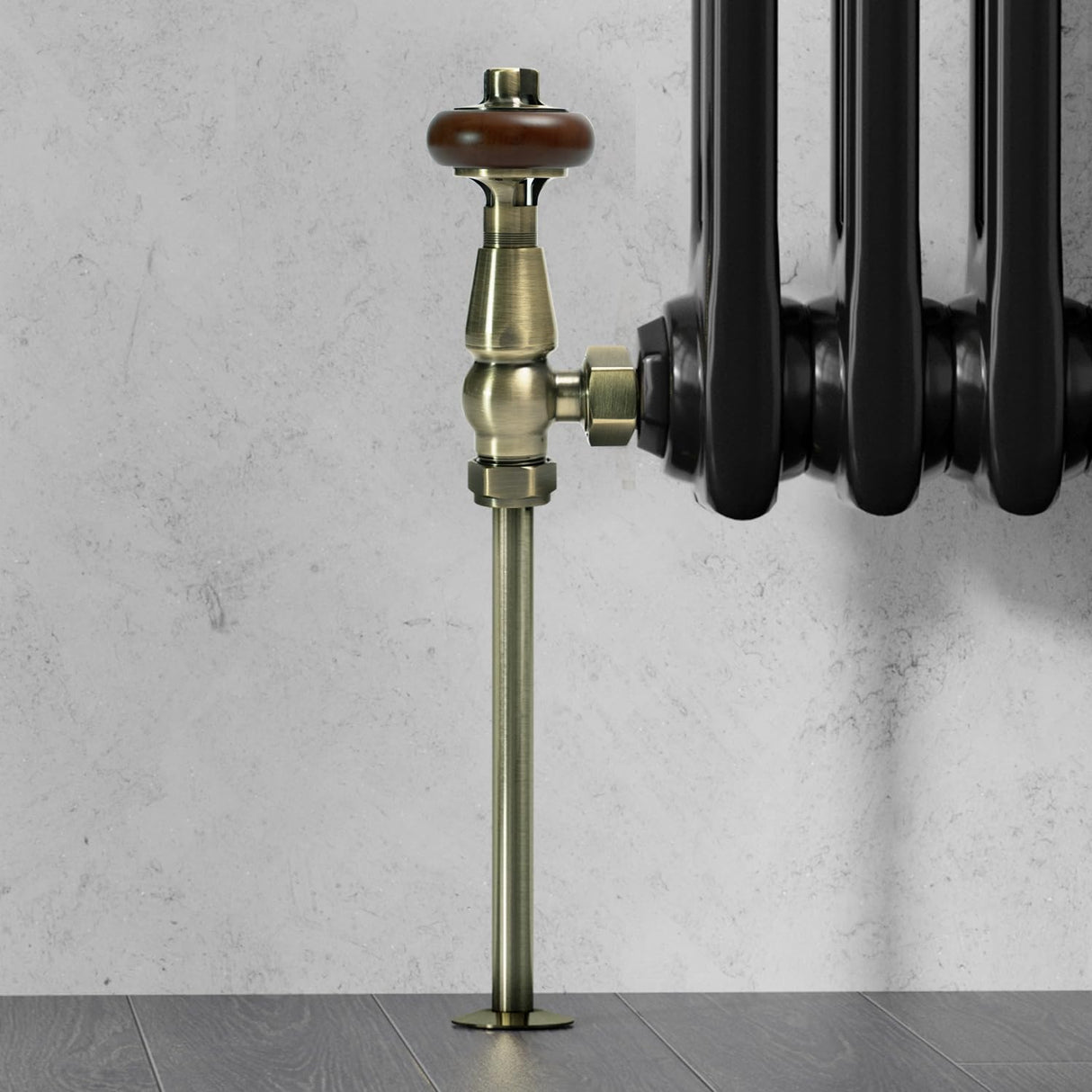 Radiator Pipe Covers & Collars - VANCOCO Covers for Radiator Pipes Radiator Collars Radiator Accessories Radiator Heating Pipes Sleeves Covers 15×300mm(Antique Brass)