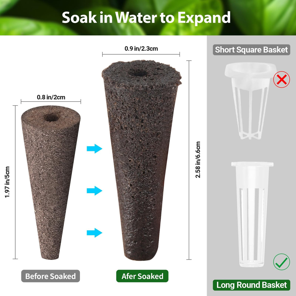 Growell 280Pcs Hydroponic Pods Kit, Seed Starter Refill for Indoor Garden
