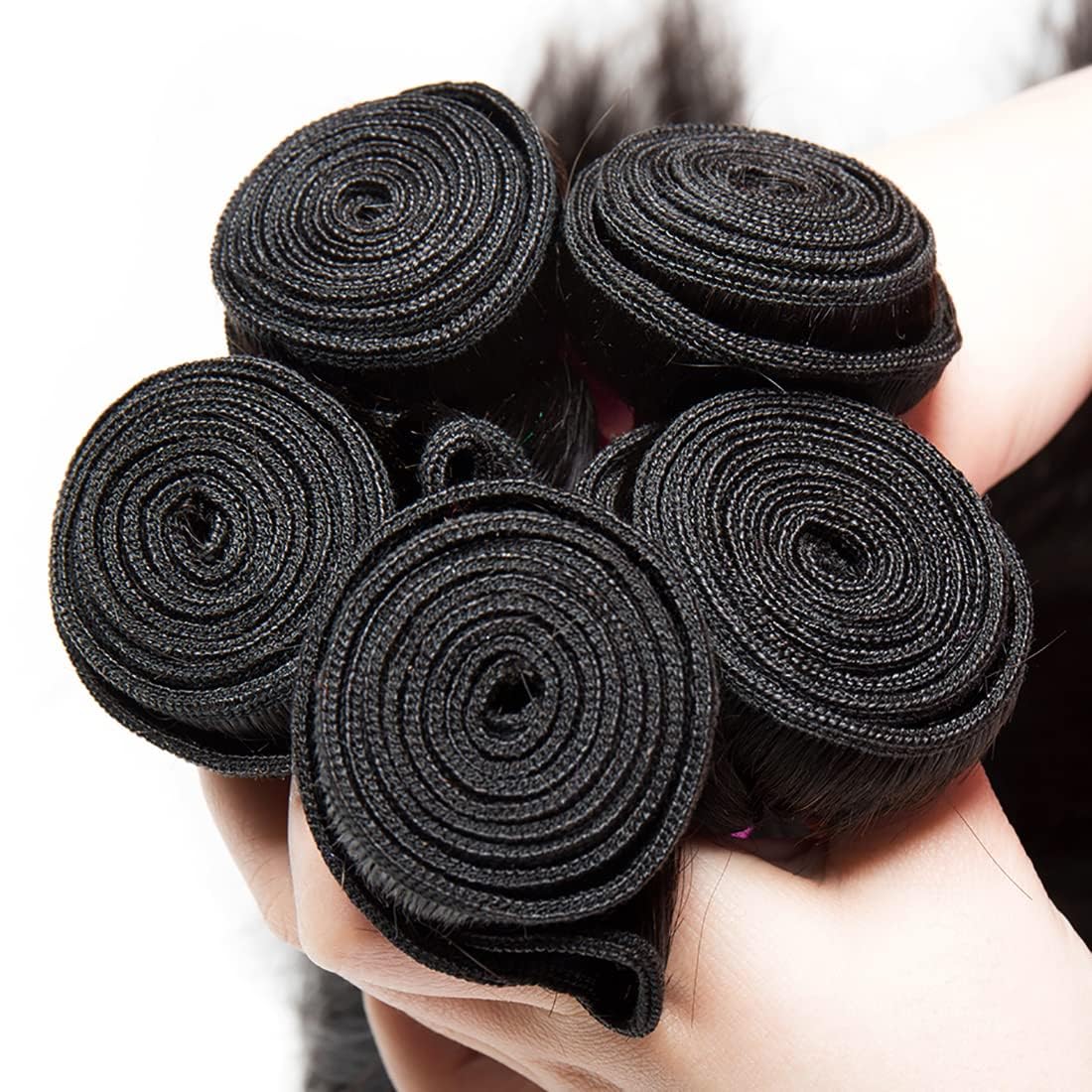 12A Brazilian Human Hair Bundles Body Wave 28 inch Single Bundle Virgin Hair Bundles Body Wave Bundles Human Hair 100G Natural Black Hair Extensions