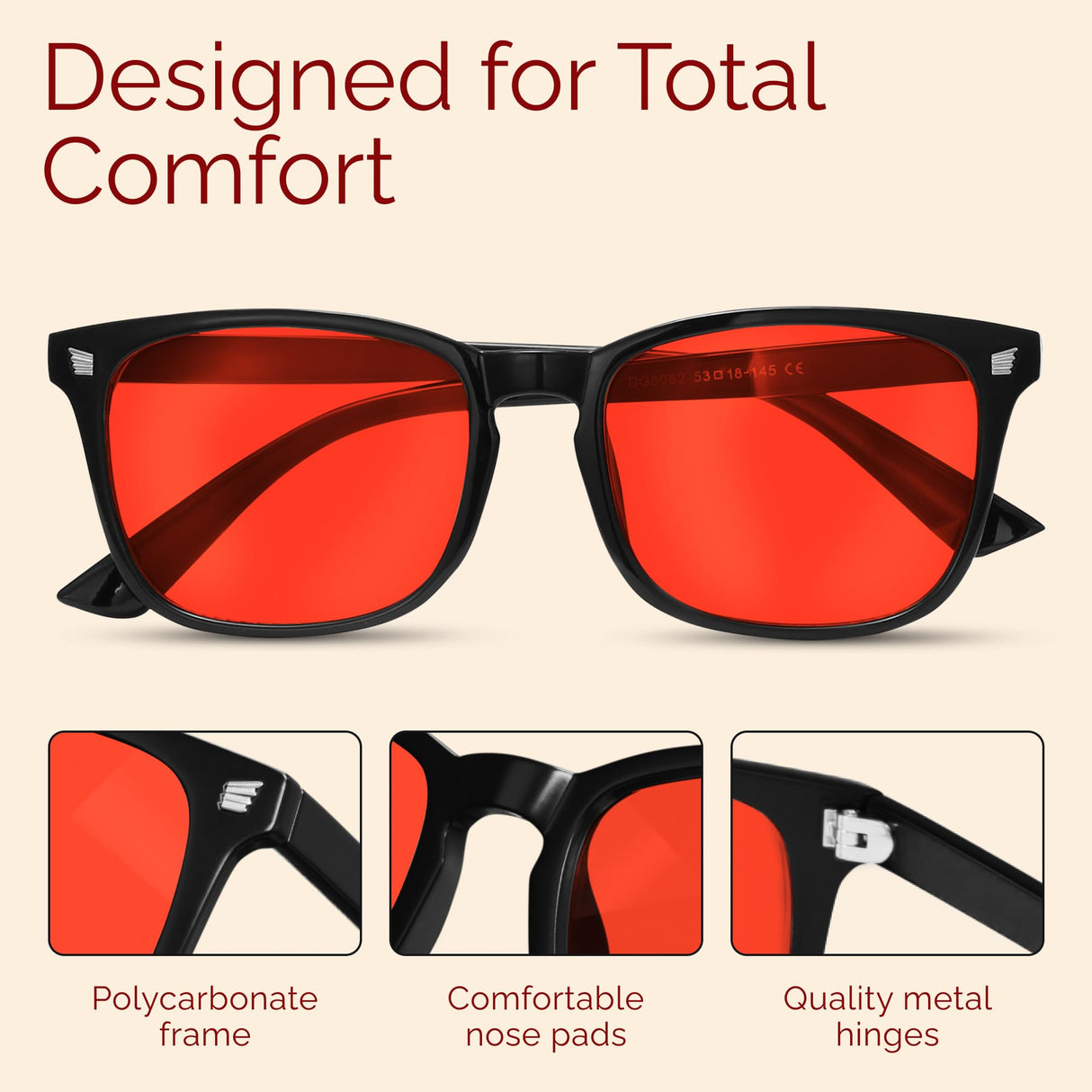 livho Blue Light Blocking Glasses, Computer Reading/Gaming/TV/Phones Glasses for Women Men,Anti Eyestrain & UV Glare