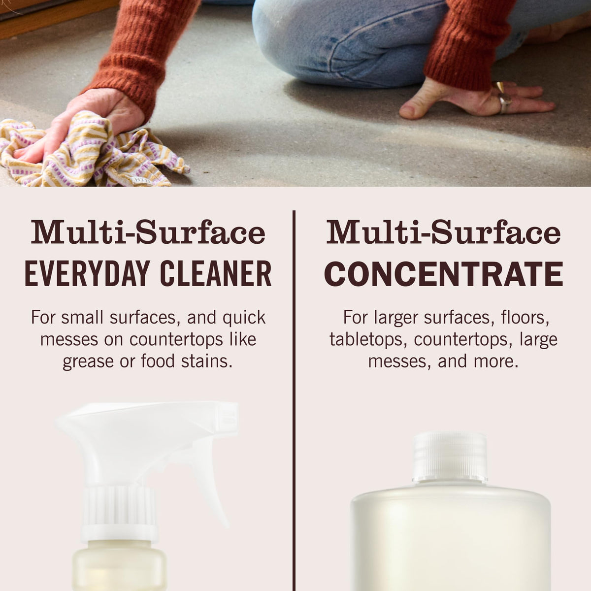 MRS. MEYER'S CLEAN DAY Multi-Surface Concentrate, Lemon Verbena, 2 Pack