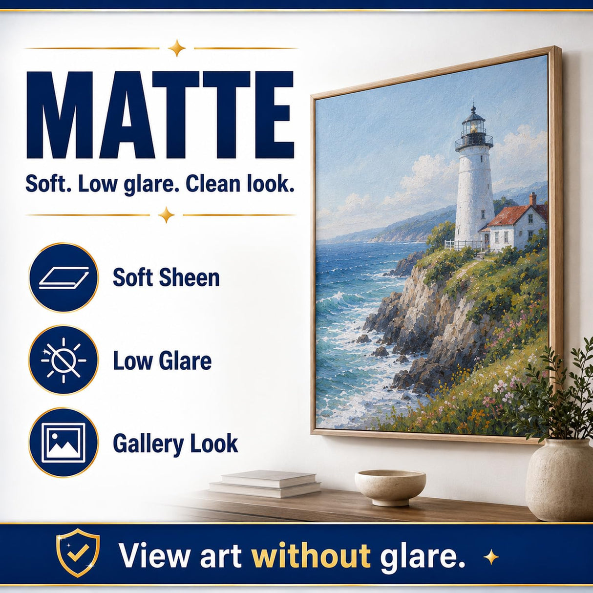 Clear Acrylic Paint Sealer, Gloss & Matte Varnish for Acrylic Painting & Crafts, Non-Yellow Clear Coat for Clay, Wood, Glass, Metal, Plastic, Protect & Boost Gloss on Canvas, Rock Painting & Model