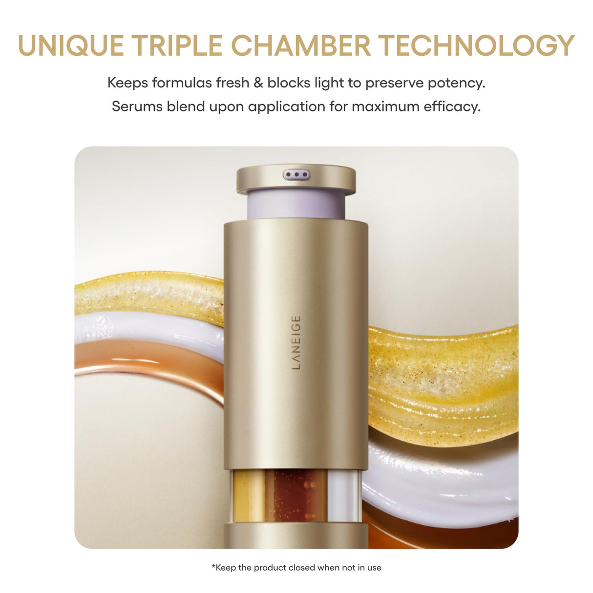 LANEIGE Perfect Renew 3X Signature Serum: Retinol, Ceramide & Collagen-Peptide Complex for Anti-Wrinkle Care, Radiance, & Firming