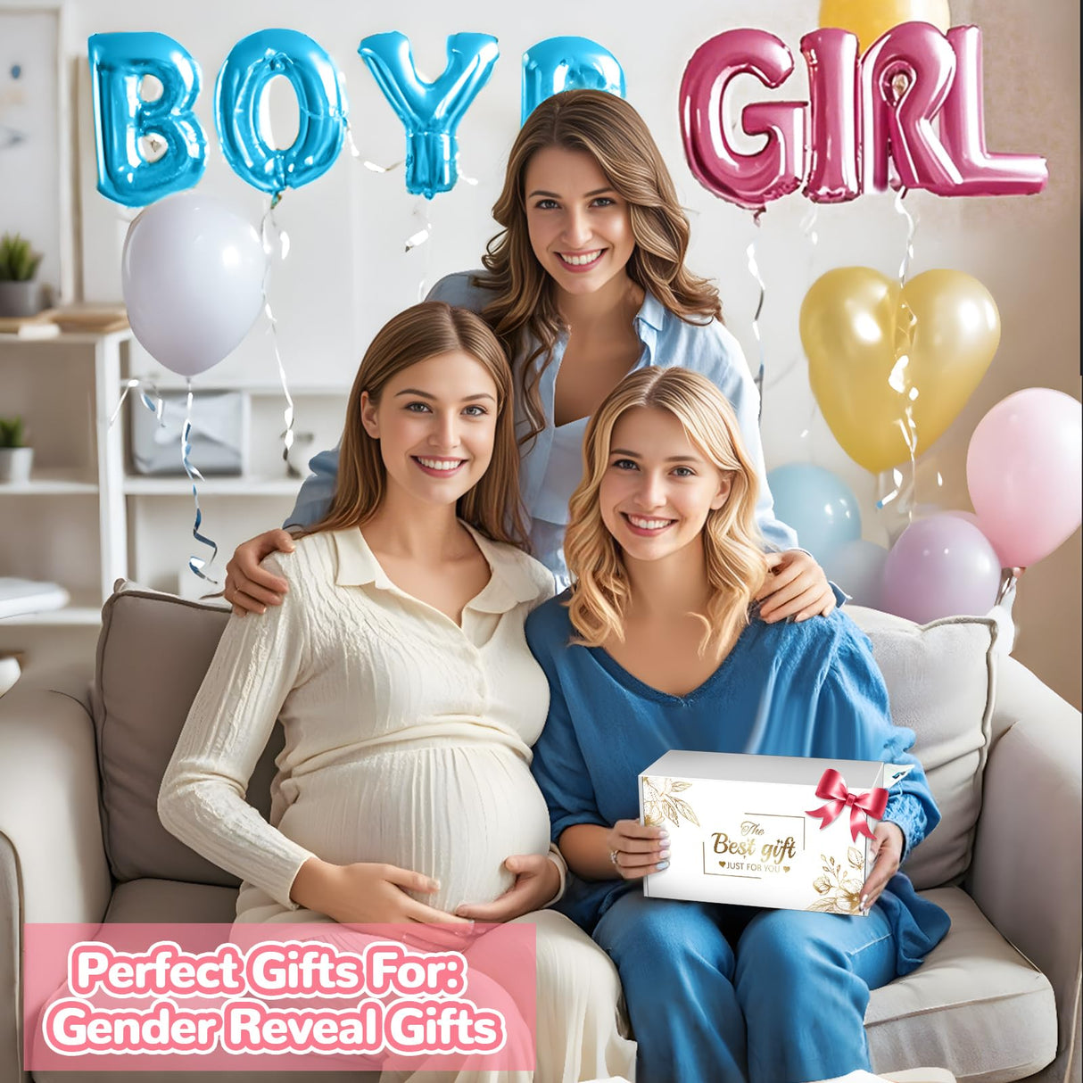 Christmas Stocking Stuffers White Elephant Gifts for Adults: Gender Reveal Gifts for Parents to Be, Baby Shower Gifts for Mom to Be, Pregnancy Gifts for First Time Moms, Expecting Parents Gifts Set