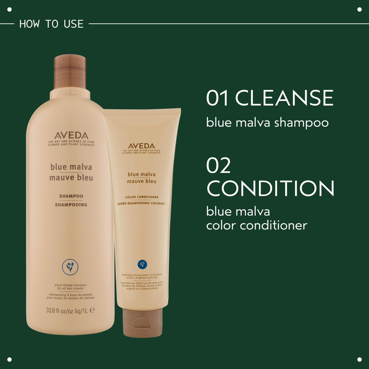 AVEDA by Aveda: Blue Malva Color Shampoo 33.8 OZ