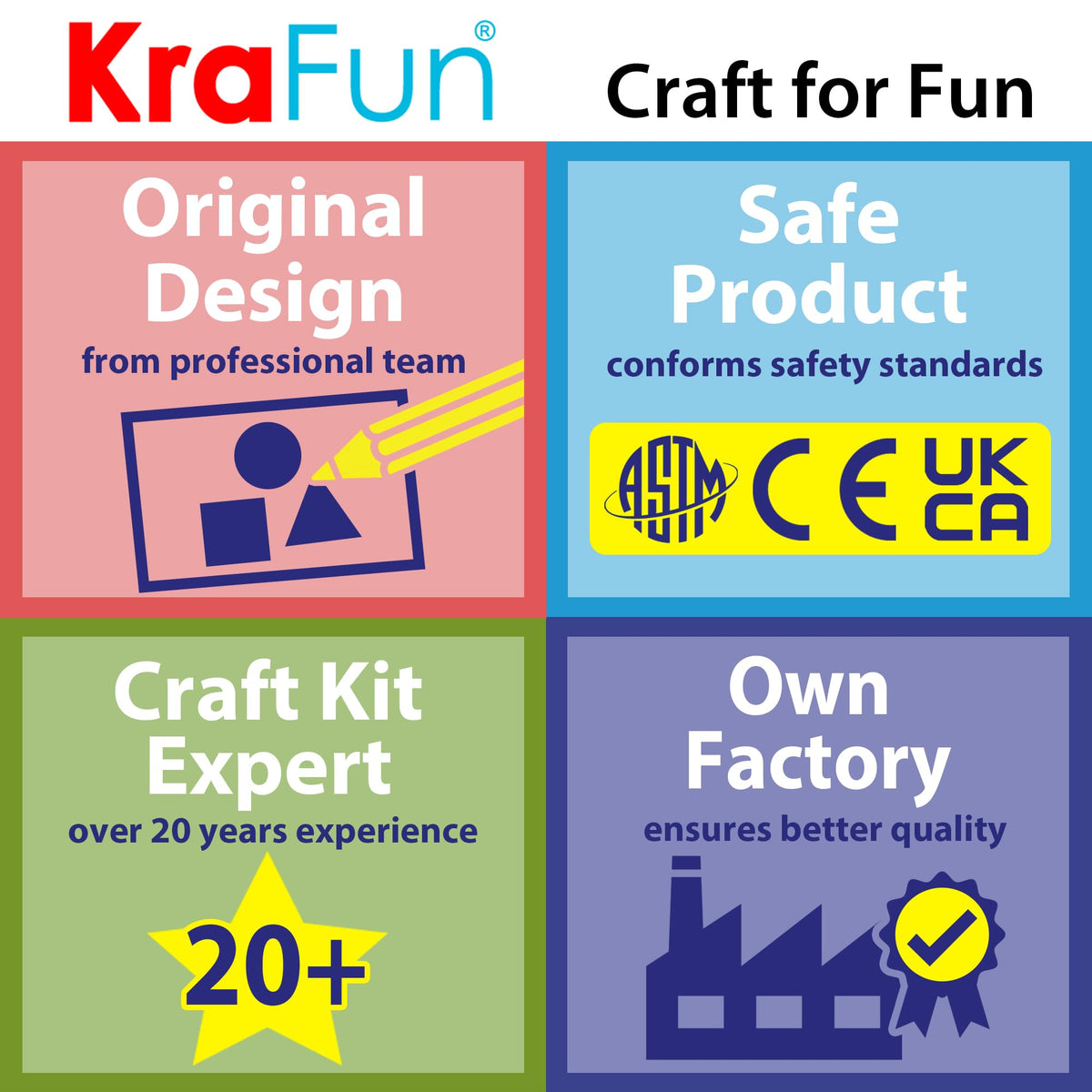 KRAFUN My First Sewing Kit for Kids Ages 6-12 | 7 Animal Dolls