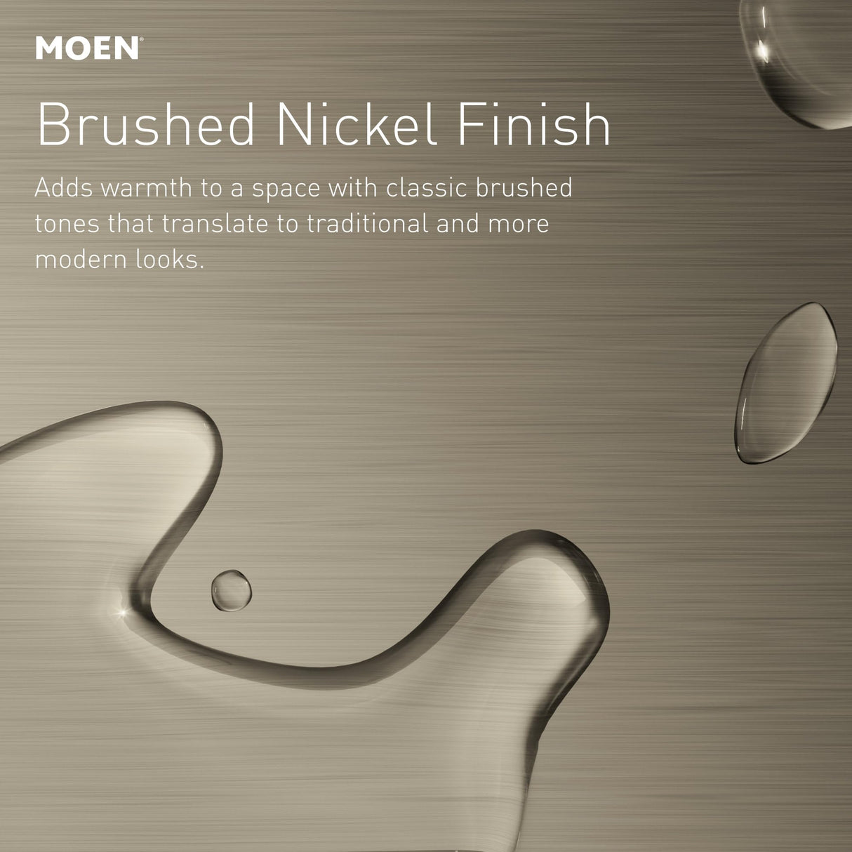 Moen Preston Collection Brushed Nickel 18-Inch Single Bathroom Towel Bar, DN8418BN