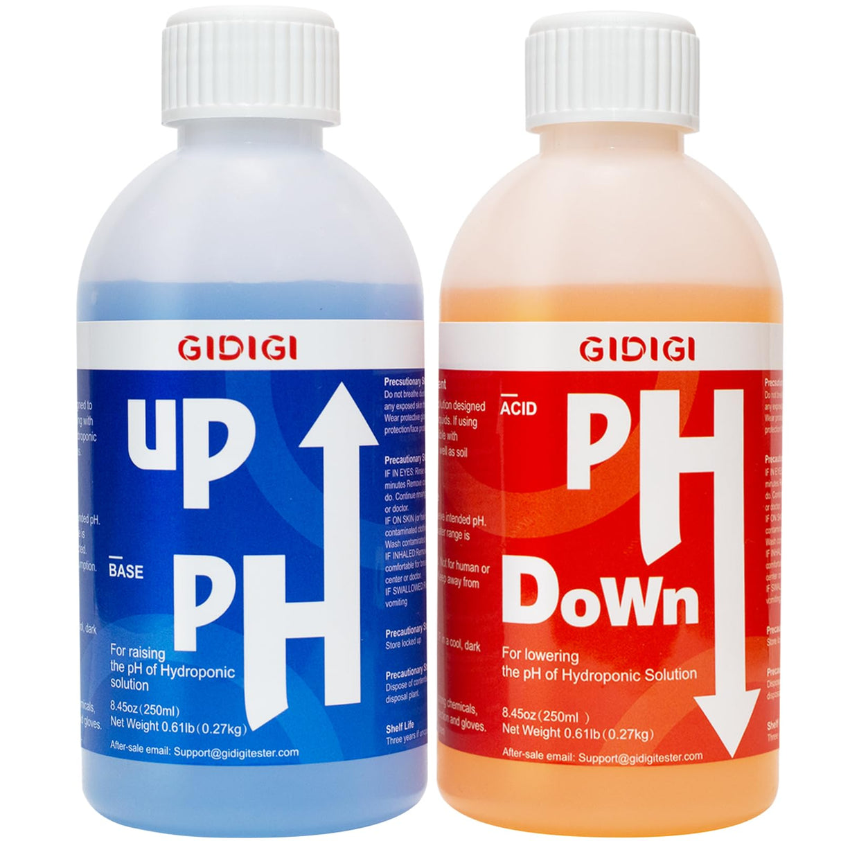 GIDIGI Hydroponics pH Up Down Solution pH Control Kit pH Adjuster