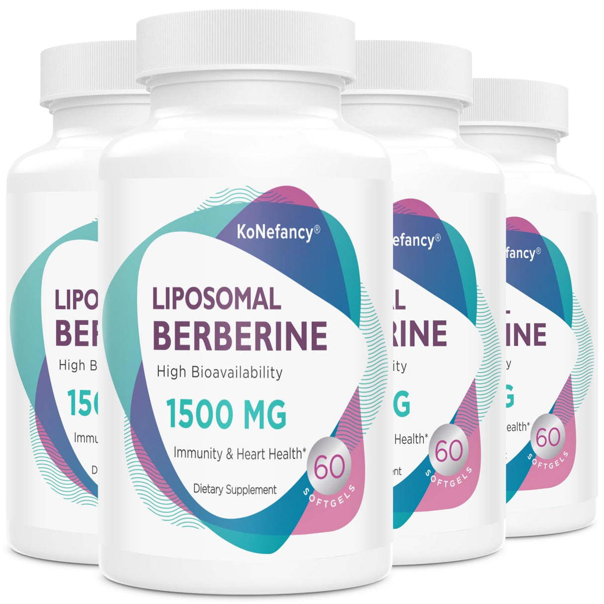 Liposomal Berberine Supplement 1500mg - High Bioavailability Berberine HCL Capsules for Women and Men, AMPK Activator for Cardiovascular Health, Sugar-Free, Non-GMO,240 Softgels