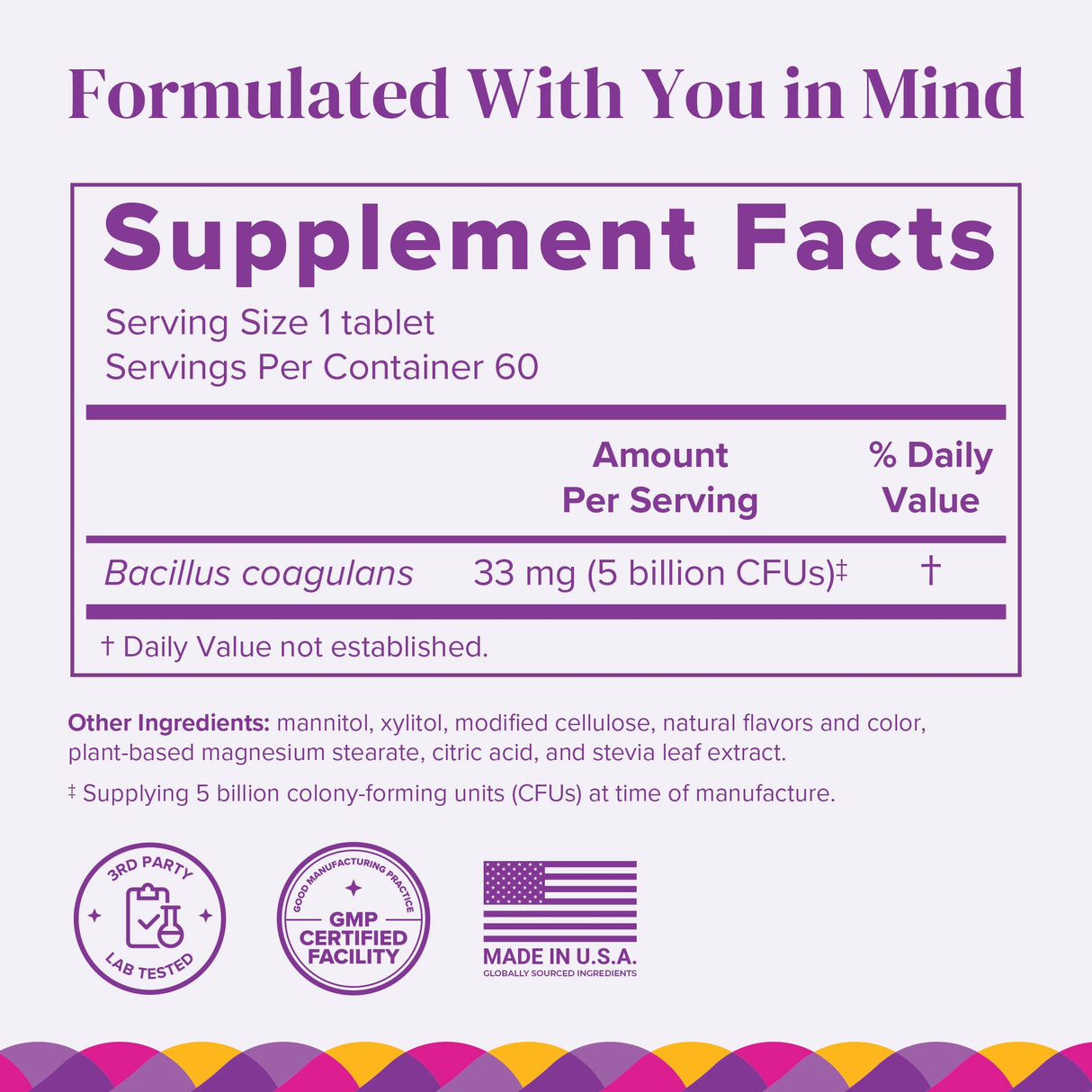 BariMelts Probiotic, 5 Billion CFU, 60 Fast-Dissolving Tablets (2-Month Supply), Sugar-Free Probiotics for Women, Support Gut Health After Bariatric Surgery, Natural Cherry Flavor