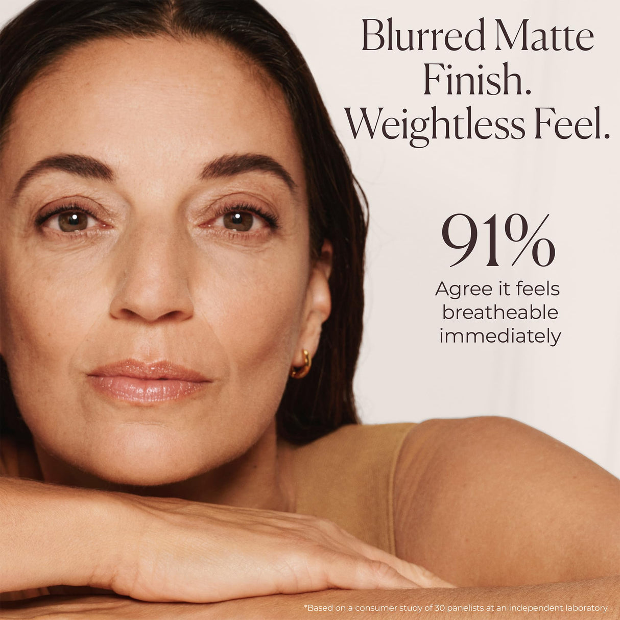 Laura Mercier Tinted Moisturizer Blurred Matte with SPF 30: 24HR+ Shine Control and Blurring, Long Lasting, Sheer to Light, Buildable Coverage, Blurs the Look of Pores, Skin Tint, 1C Cameo