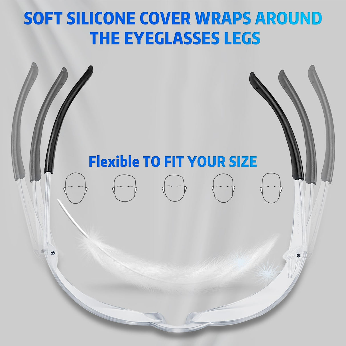 Salfboy Clear Safety Glasses Bulk of 30 Ansi Z87.1 Certified for Scratch Impact Resistant Lens Protective Eyewear for Work, Lab, Construction