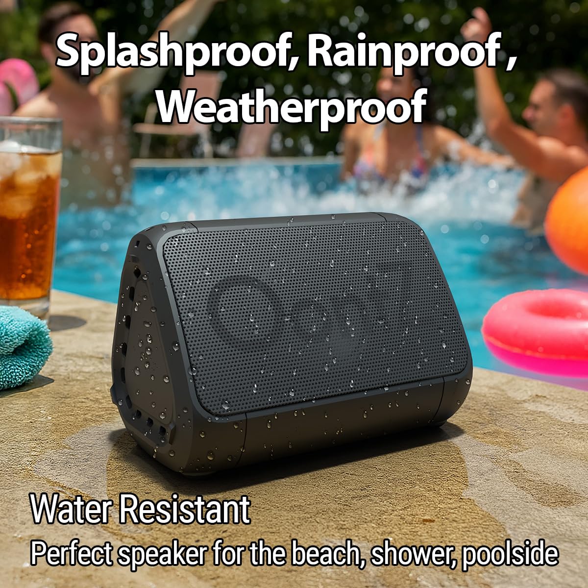OontZ Angle Solo Compact Bluetooth Speaker, 14-Hour Playtime