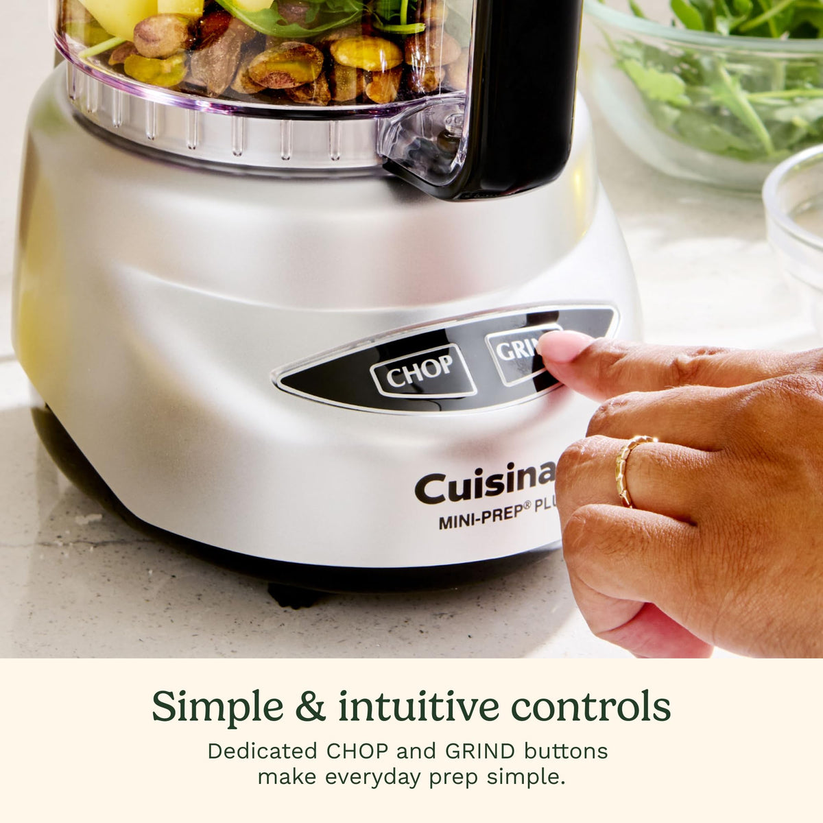 Cuisinart Mini Food Processor, Reversible Blade, 3-Cup Capacity
