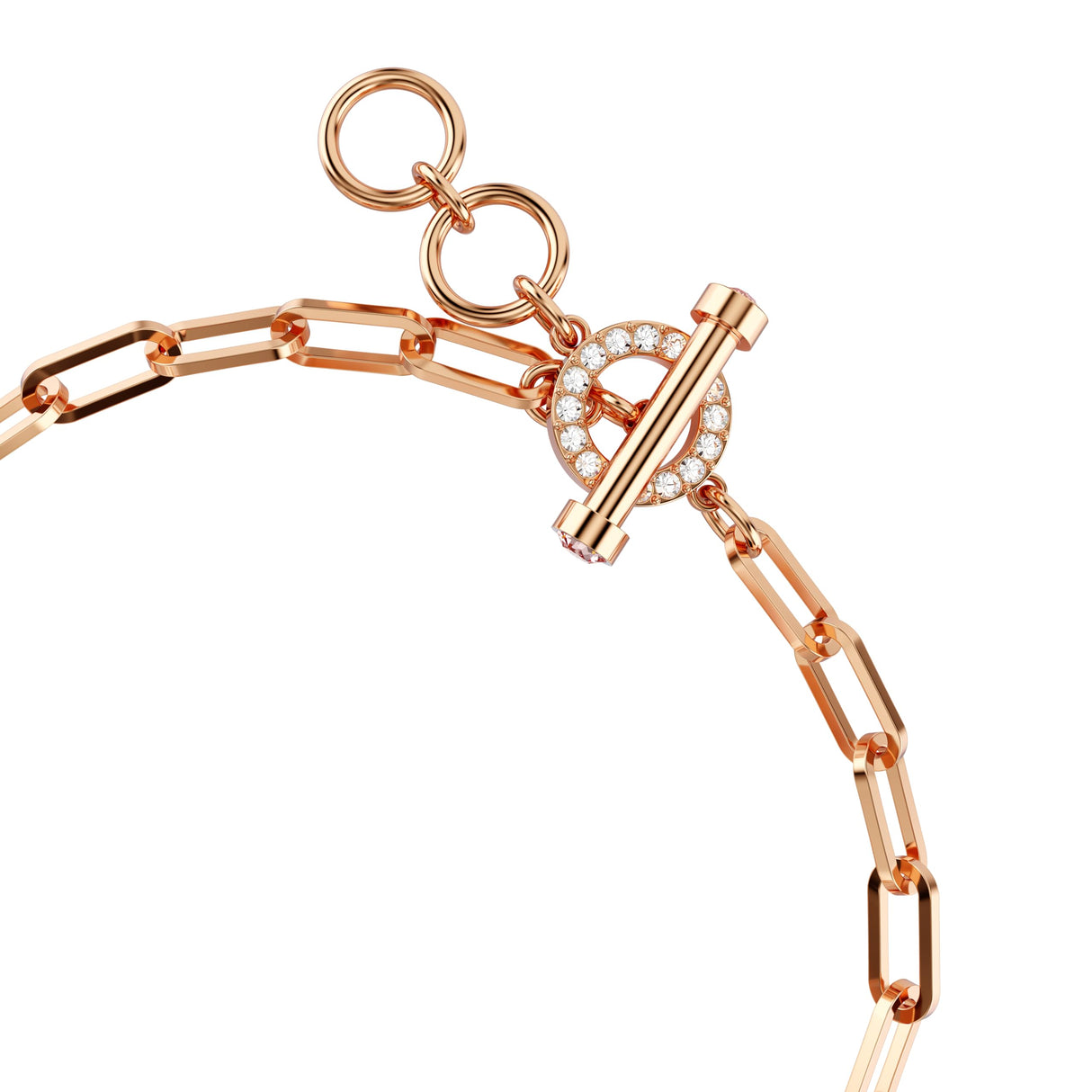 Swarovski Teddy bracelet Bear, Pink, Rose gold-tone finish