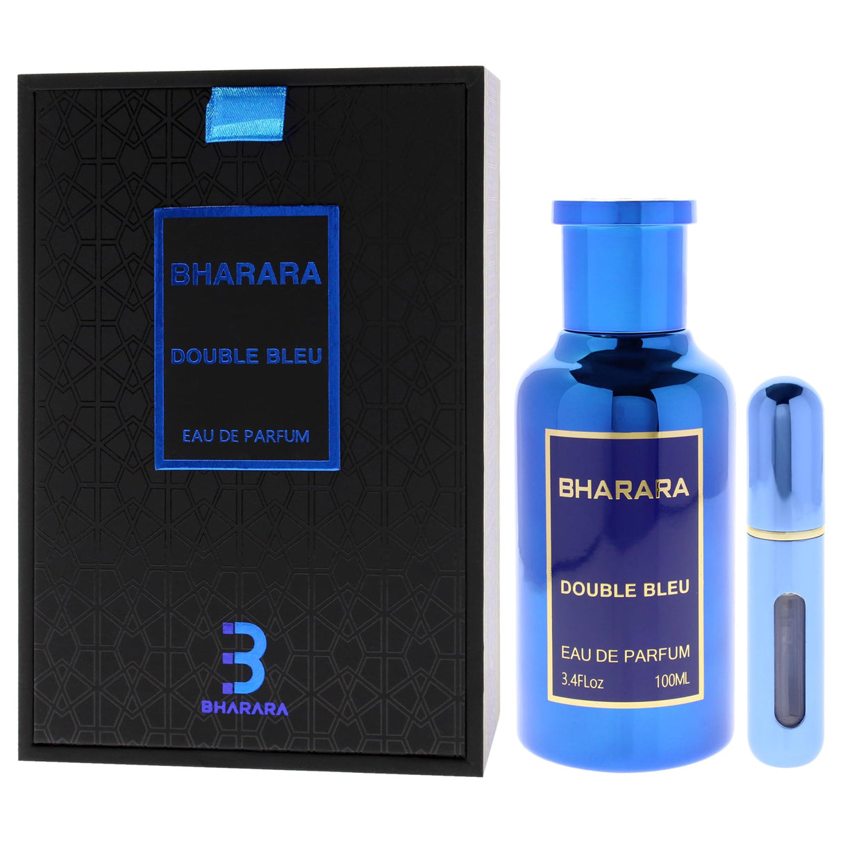 Bharara Double Bleu for Men - 3.4 oz EDP Spray