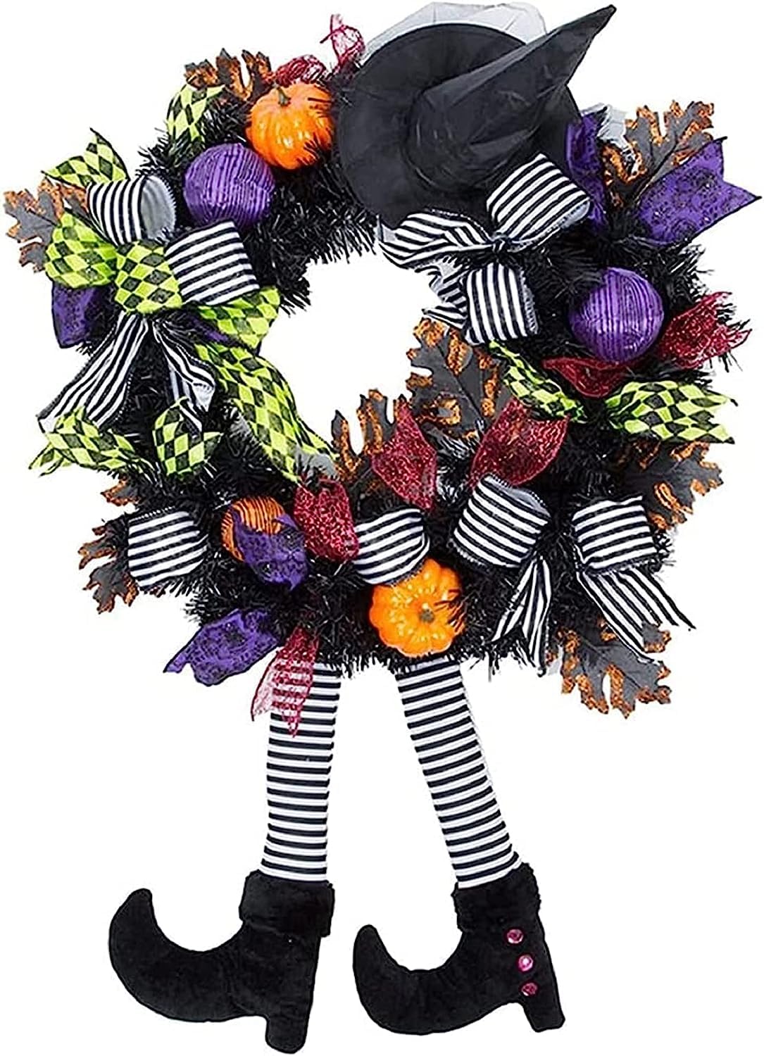 SHAVINGFUN Halloween Wreath-Halloween Wreaths for Front Door
