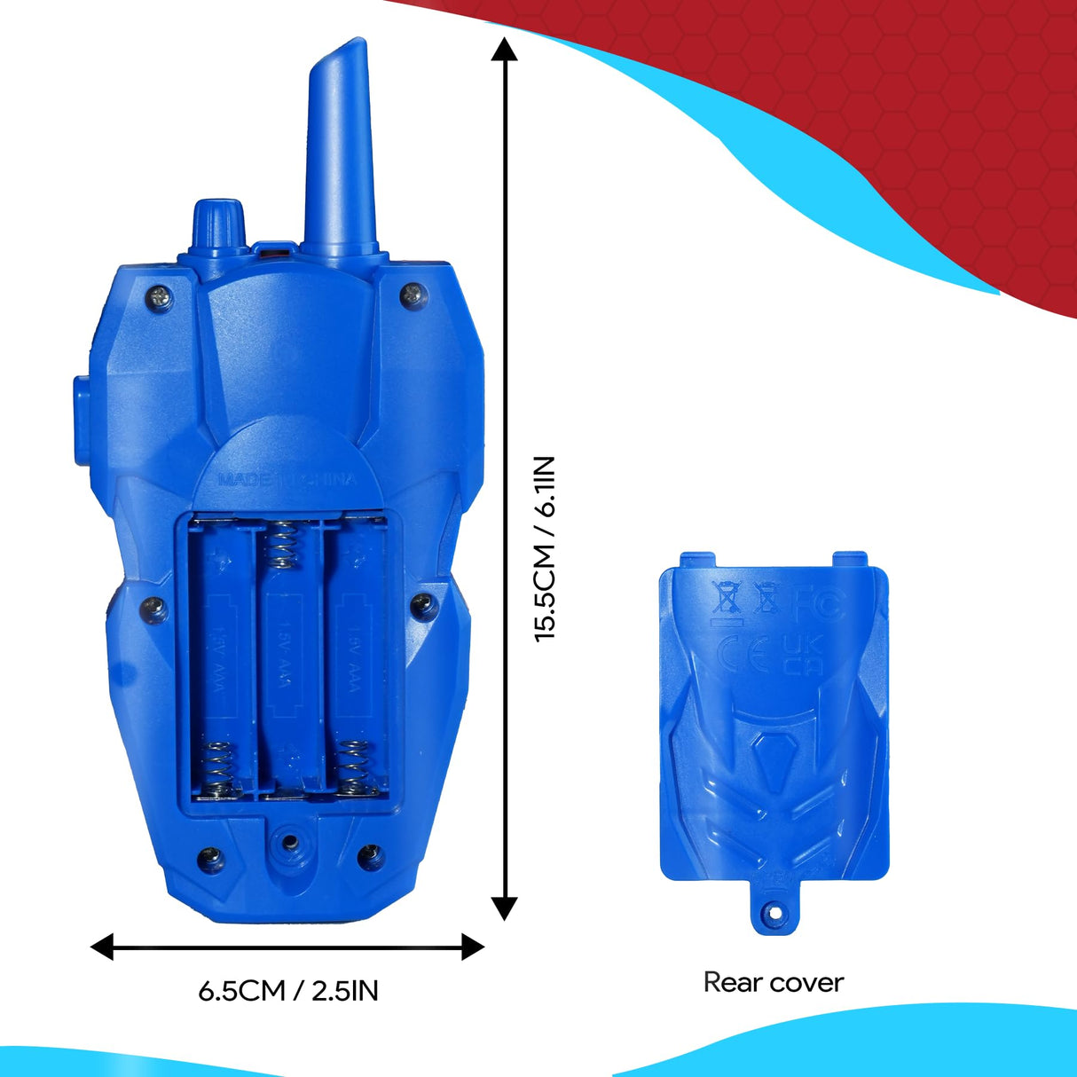 Vvinca Spider Walkie Talkies for Kids Toys Ages 3 4 5 6 7 8 9 10 Boys Girls 3 Pack Superhero Toys Lanyard Long Range Clear Sound Outdoor Game Camping Gear Spy Gadgets & Easter Christmas Birthday Gifts