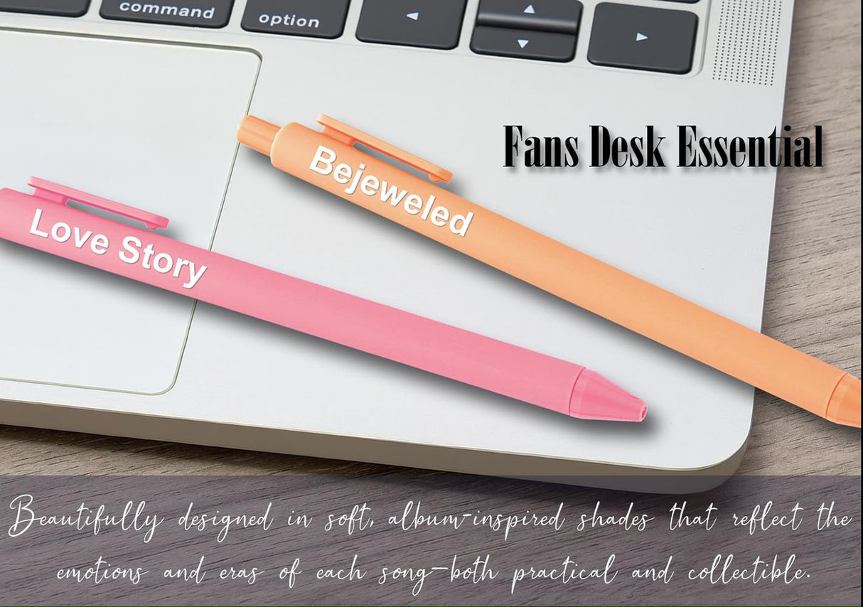 Taylor Gifts Merch, Cute Taylor Gel Pens, Office Supplies for Music Fans, Taylor Birthday Party Favors for Girls, Women, Nurse, Teacher, Christmas Stocking Stuffers Gift for Girls Boys