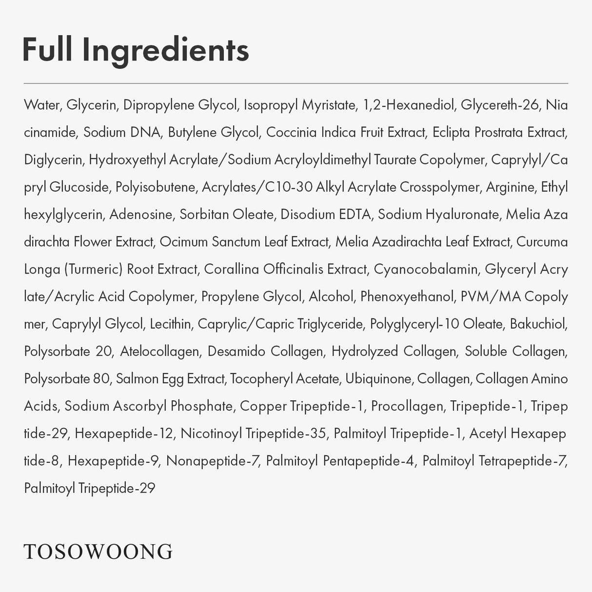 TOSOWOONG Pink Peptide 12 PDRN Serum With Salmon DNA PDRN 10,320ppm, 12 Peptides, Niacinamide, Skin glow, Hydrating, Moisturizing, Firming, Uneven Skin Tone, Korean Skincare, 33ml, 1.11 fl.oz.